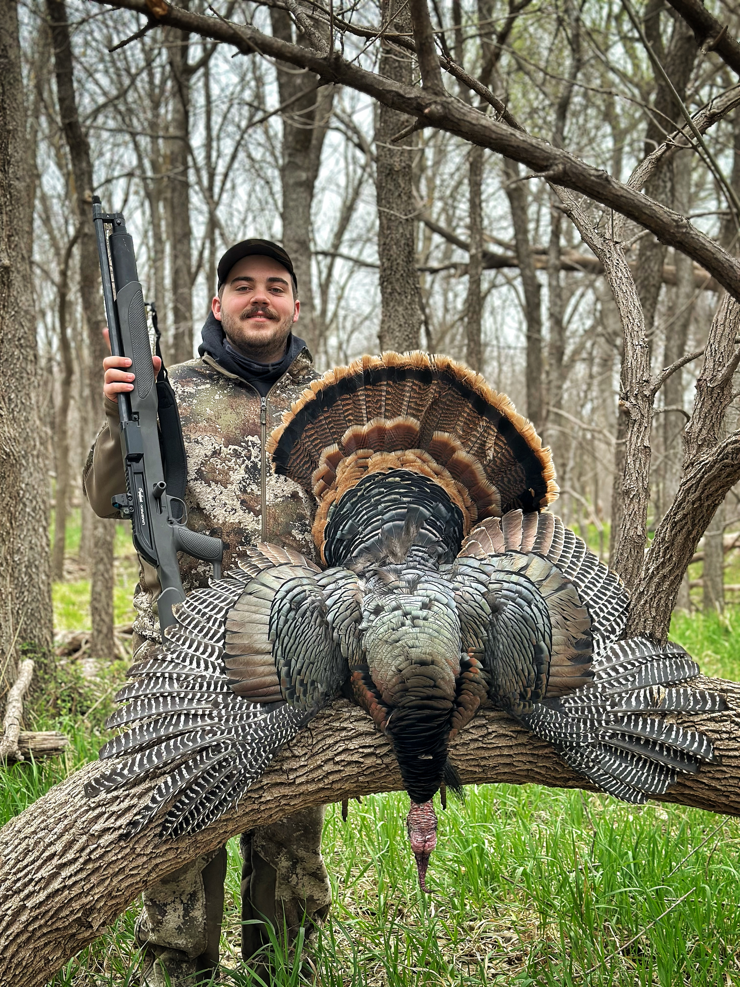 Hunter with a Turkey and the Primal 20 Umarex Airgun